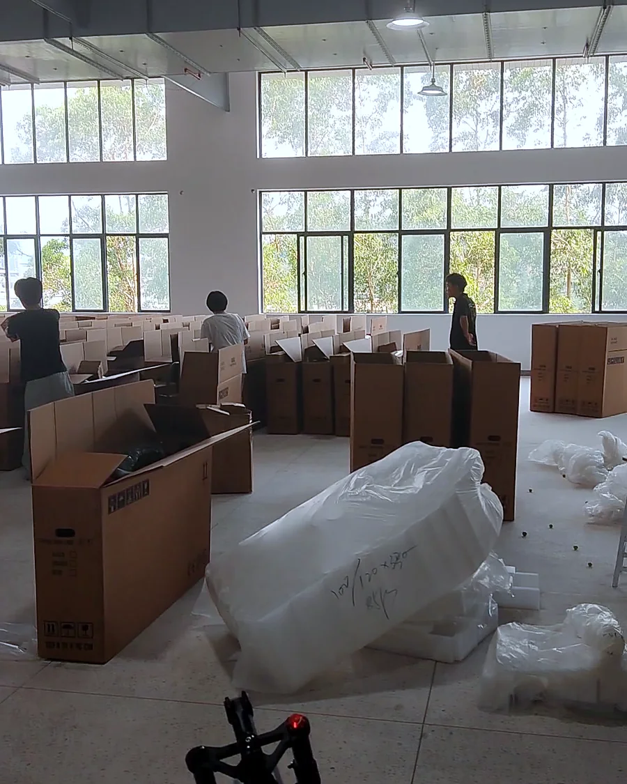 Packing station — JRX facility, Huizhou